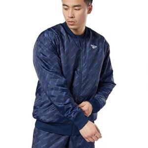 REEBOK ⚡️Reversible⚡️ Bomber Jacket 💙EXCELLENT Pre- loved Condition. Size M